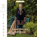 Marjan "Amethyst Royale" Luxury Unstitched Velvet 3-Piece Suite – Winter '26 Edition