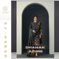 Dhanak Midnight Garden 3-Piece Embroidered Winter Luxe Collection
